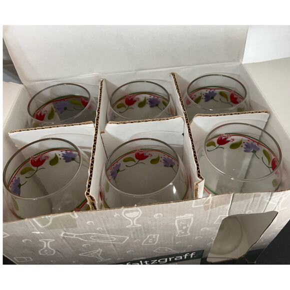 Pfaltzgraff Vintage Wine Glassware Set 6 Pieces New in Box - Picture 3 of 4